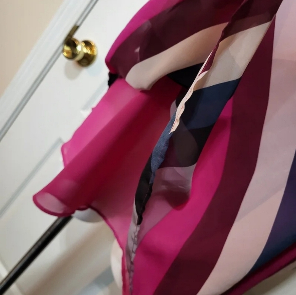 Torrid Raspberry Pink Striped Top Tank - Picture 5 of 12